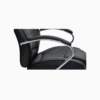 Executive Office High Back Padded Arms PU Leather Chair Black K-533B