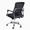 Ergonomic Medium Back Modern Mesh Chair Swivel Black K-7001B