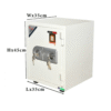 Good Will Safe Box Locker – 45KG Compact Fire-Resistant Security Safe for Home & Office