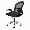 Como Mesh Chair Swivel Black K-1020B