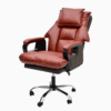 Modern Executive Padded Arms High Back Office Chair Red K-9966R
