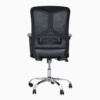 Ergonomic Medium Back Modern Mesh Chair Swivel Black K-191B