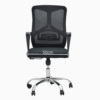Ergonomic Medium Back Modern Mesh Chair Swivel Black K-191B