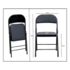 Aroma Folding Chair Set of 4 Color (Black)