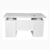 Classic White Executive Desk