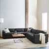 Aliana 5-Seater Linen L-Shape Sofa