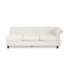 Astley 6 Seater L-Shape Linen Sofa