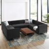 Bluet 8-Seater Velvet U-Shape Corner Sofa