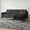 Boskone 3-Seater L-Shape Linen Sofa