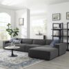 Boulevards 4-Seater L-Shape Polyester Sofa