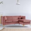 Cargill 3-Seater Velvet L-Shape Corner Sofa