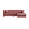 Cargill 3-Seater Velvet L-Shape Corner Sofa