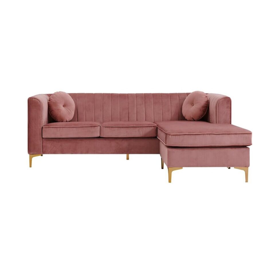 Cargill 3-Seater Velvet L-Shape Corner Sofa…