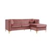 Cargill 3-Seater Velvet L-Shape Corner Sofa