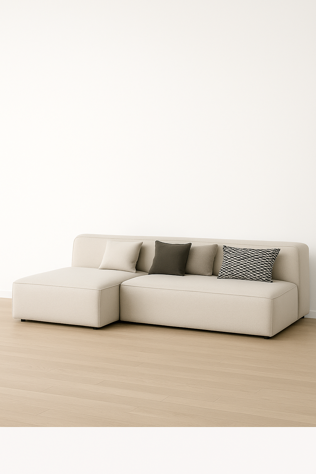 Chelsea Velvet 3 Seater L Shape Sofa