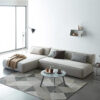 Chelsea 3-Seater Velvet L-Shape Sofa