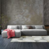 Chelsea 3-Seater Velvet L-Shape Sofa