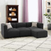 Coby 3-Seater Polyester L-Shape Sofa