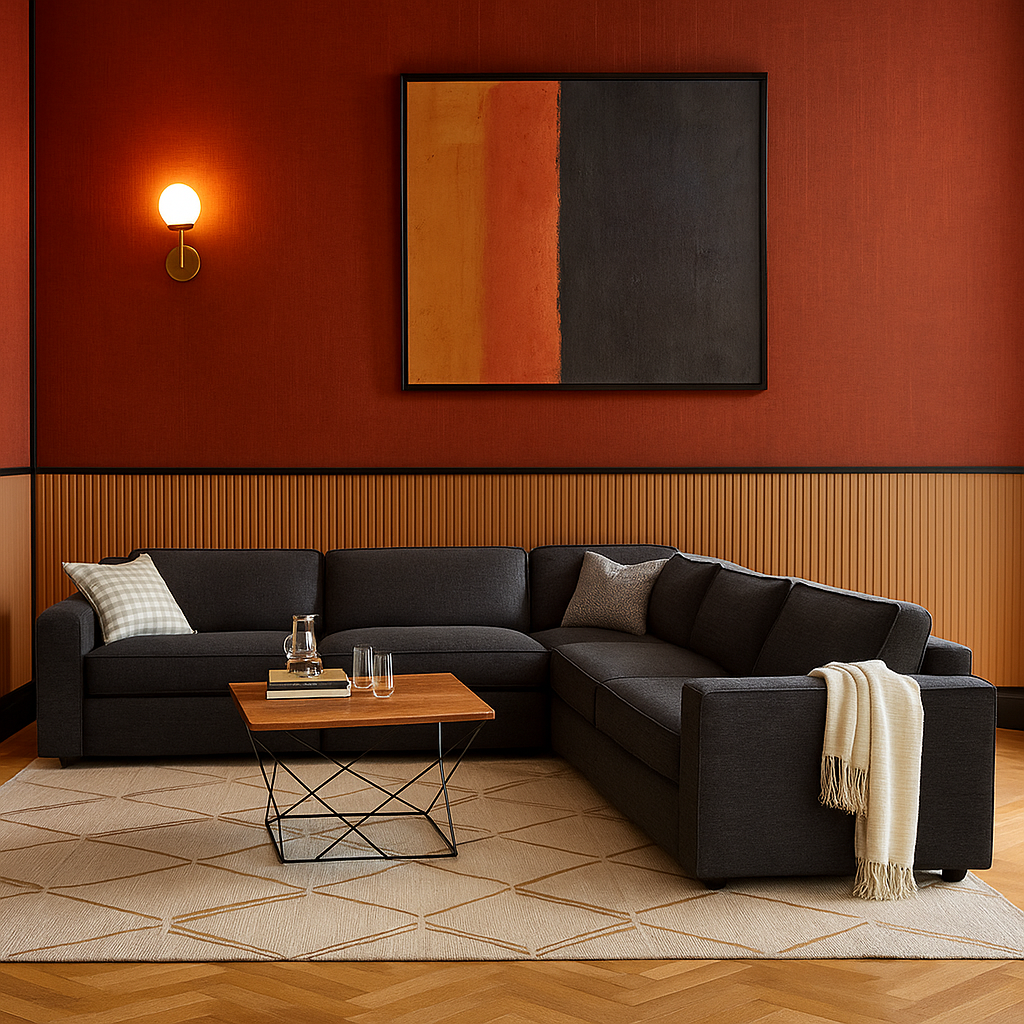 Aliana 5-Seater Linen L-Shape Sofa