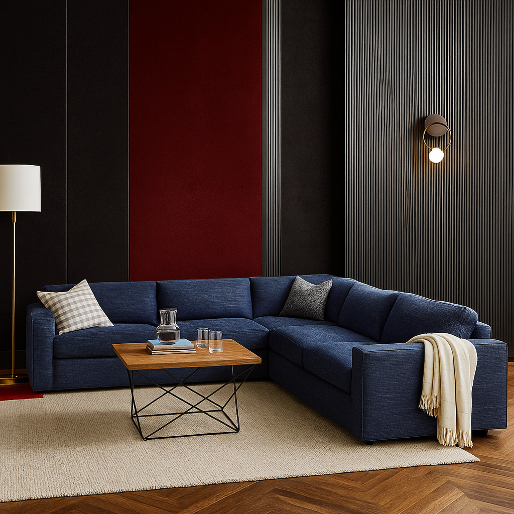 Aliana 5-Seater Linen L-Shape Sofa