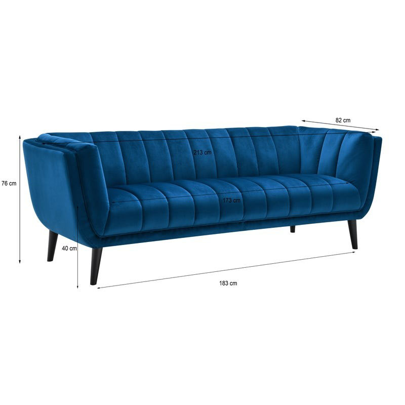 Convey 1+3 Seater Velvet Sofa (3)