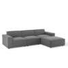 Hampton 3-Seater Polyester L-Shape Sofa