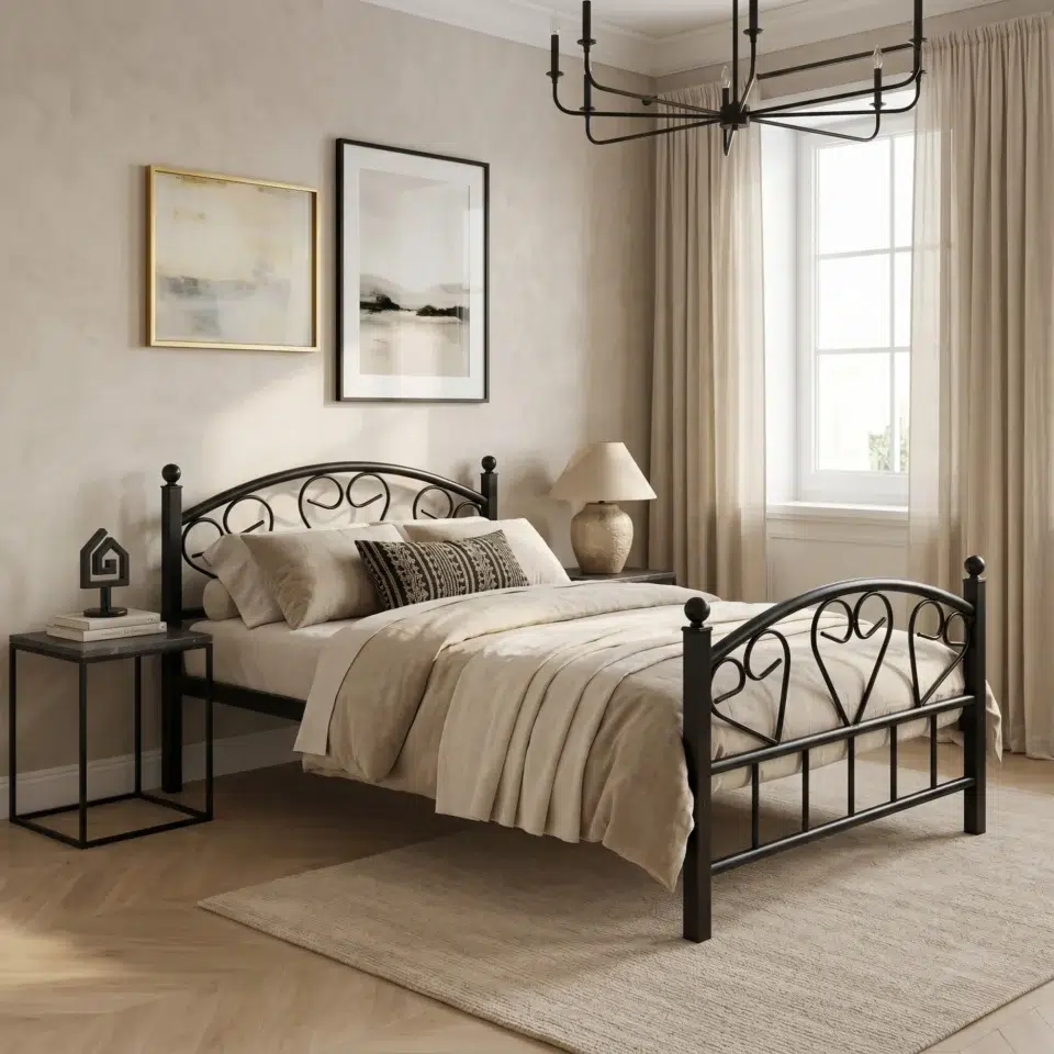 Kampyli Single Steel Bed Frame