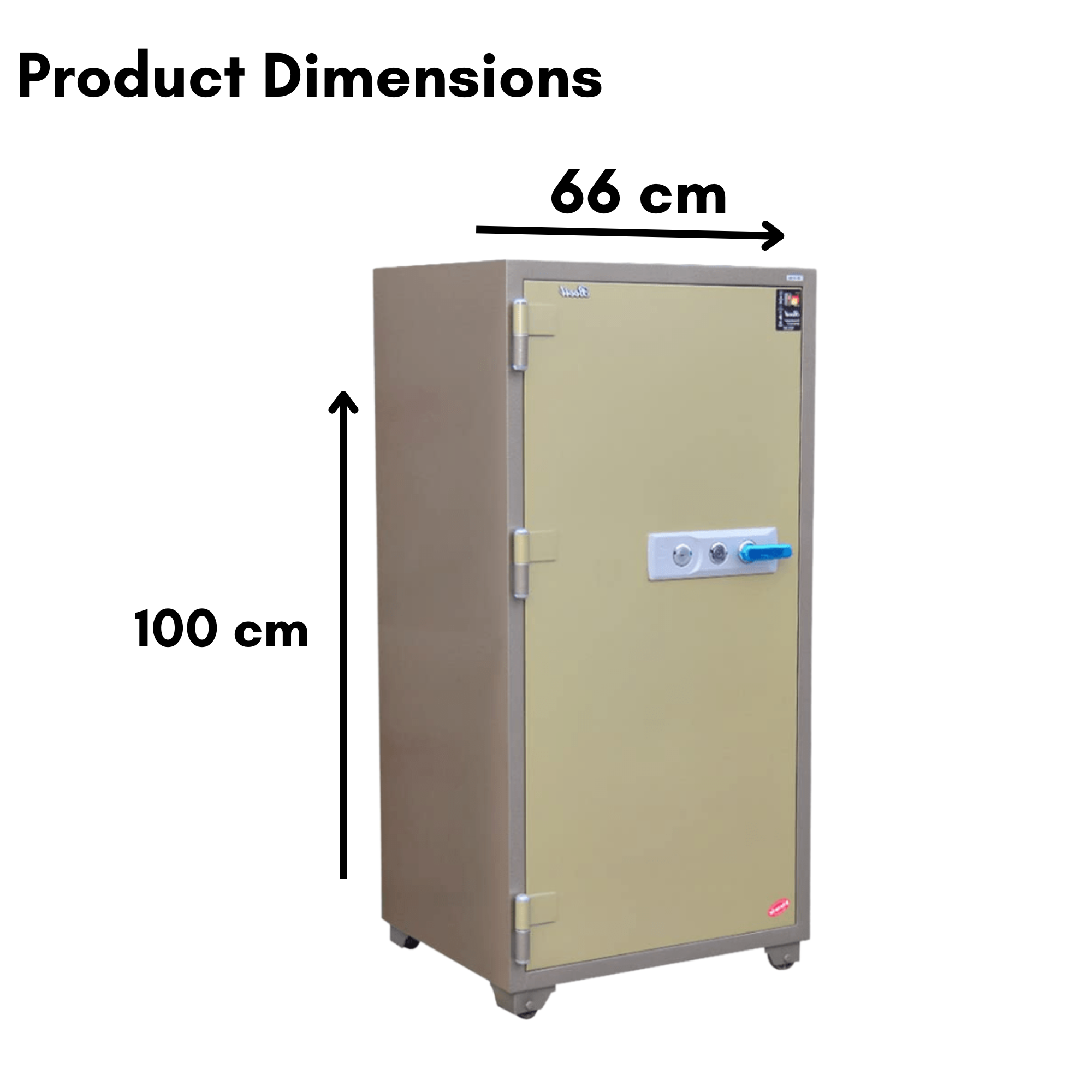 Heavy Duty 200KG Fireproof Safe Box Locker