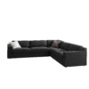 Aliana 5-Seater Linen L-Shape Sofa