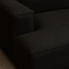 Boneblack 3-Seater Polyester L-Shape Sofa