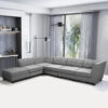 Modular 6-Seater Linen L-Shape Sofa