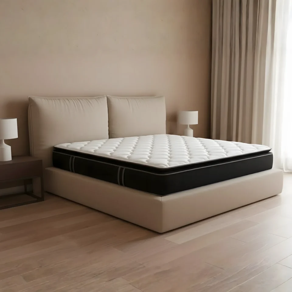 Prestige Pocketed Pillow Top Spring Mattress (Soft Feel) 25cm Thickness – 5 Years Warranty…