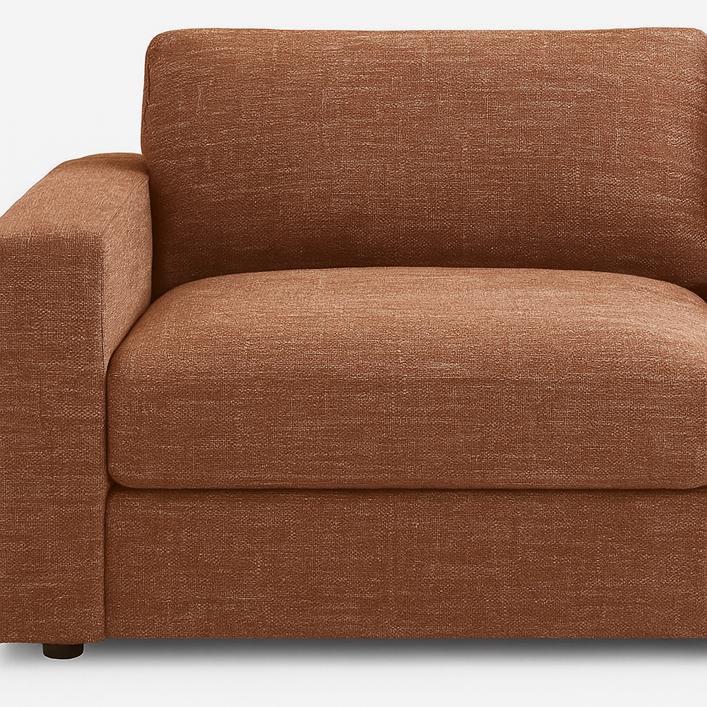 Aliana 5-Seater Linen L-Shape Sofa