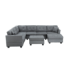 Abella 7 Seater Sectional Sofa – Grey