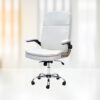 Grafton Office Gaming Chair PU Leather Soft Foam Color (White)