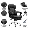 Executive Office Gaming Chair PU Leather Color (Black)