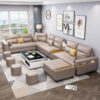 Kristel 7 Seater Sectional Sofa – Beige