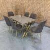 Toledo Dining Table Set Color (Oak-Golden)