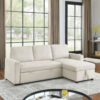 Hunter 3-Seater Fabric Corner Sofa Bed