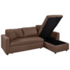 Hunter 3-Seater Fabric Corner Sofa Bed