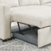 Hunter 3-Seater Fabric Corner Sofa Bed