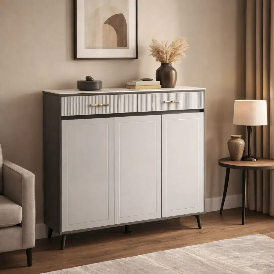 Trones 3 Door Shoe Cabinet