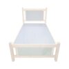 Askvoll Wooden Single Bed Color (White)