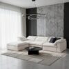 Cloud 3-Seater L-Shape Sofa (White)