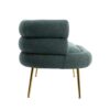 Flared 2 Seater Fabric Sofa – Green