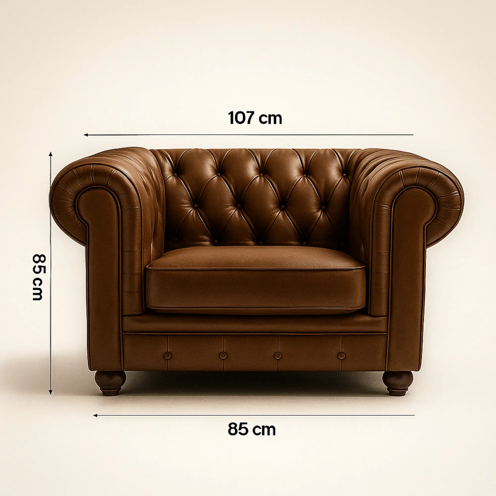 Teluxe Prime PU Leather Sofa