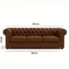 Teluxe Prime PU Leather Sofa