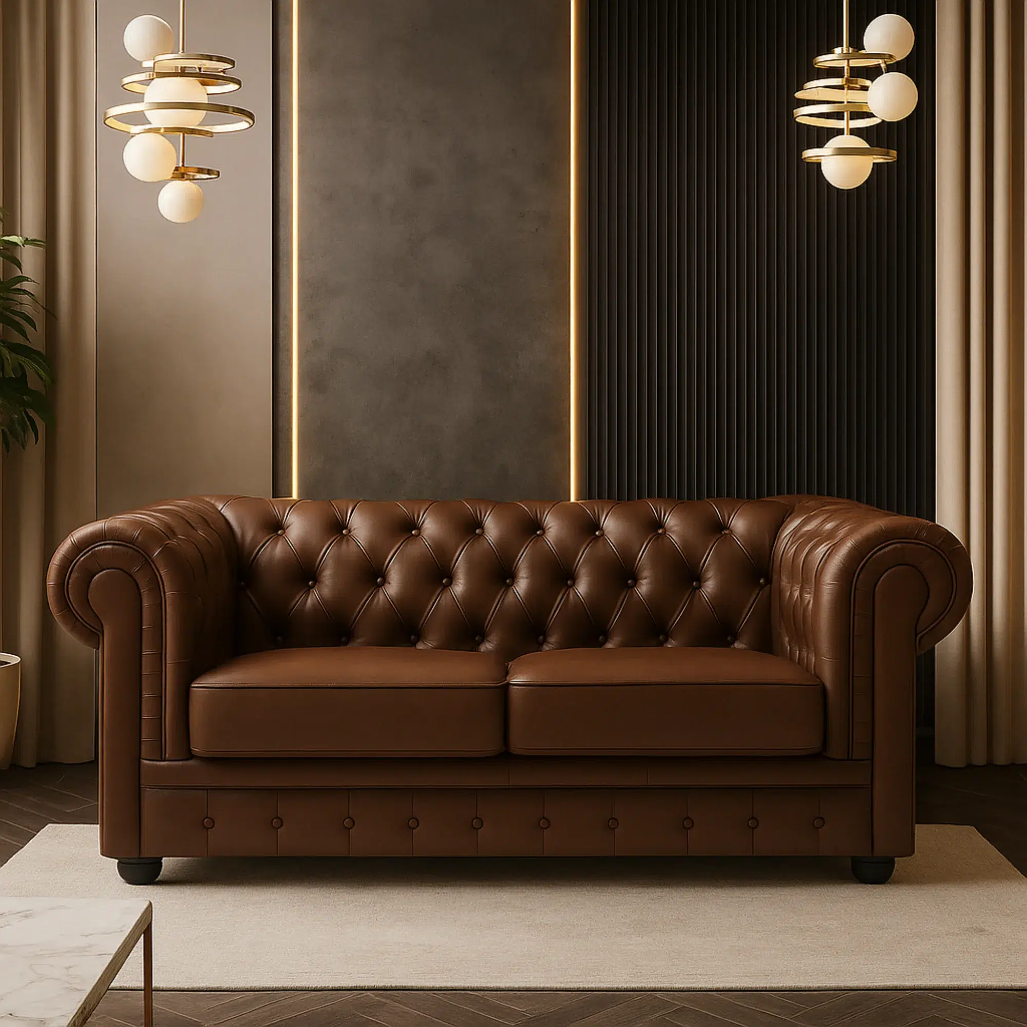 Teluxe Prime PU Leather Sofa