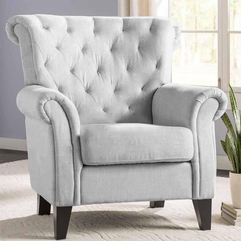 Bronston 1 Seater Linen Armchair