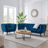 Convey 1+3 Seater Sofa – Blue